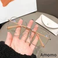 ราคา แว่นตา แว่นสายตาสั้น แว่นตาสายตาสั้น 0 5 6 0 หญิง โลหะ ป้องกันแสงสีฟ้า กรอบใหญ่ แฟชั่น สไตล์เกาหลี กรอบแว่นตา แว่นทรงเหลี่ยม (21620080209)