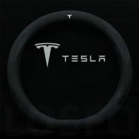 ราคา เทสลา ฝาครอบพวงมาลัยรถหนังแท้จับปกหนังนิ่มพวงมาลัย (28404899737)