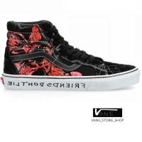 ราคา VANS SK8 HI X STRANGER THINGS BLACK RED SNEAKERS สินค้ามีประกันแท้ (21641478024)