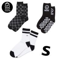 ราคา ถุงเท้าVANS SOCK HALF BLACK WHITE 1 PER PACK สินค้ามีประกันแท้ (19843441593)