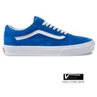 ราคา VANS OLD SKOOL PIG SUEDE PRINCESS BLUE TRUE WHITE SNEAKERS สินค้ามีประกันแท้ (7816295006)