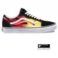 ราคา VANS OLD SKOOL FLAME SNEAKERS สินค้ามีประกันแท้ (942437508)