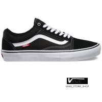 ราคา VANS OLD SKOOL PRO BLACK WHITE SNEAKERS สินค้ามีประกันแท้ (944983960)