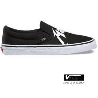 ราคา VANS SLIP ON X METALLICA BLACK WHITE SNEAKERS สินค้ามีประกันแท้ (1126877983)