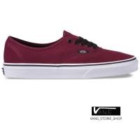 ราคา VANS AUTHENTIC PORT ROYALE RED BLACK SNEAKERS สินค้ามีประกันแท้ (1138396789)