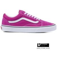 ราคา VANS OLD SKOOL FUCHSIA RED TRUE WHITE SNEAKERS สินค้ามีประกันแท้ (21728432562)