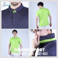 ราคา เสื้อโปโลชาย เสื้อคอปกฐานคอเชิ๊ตแกรนด์สปอร์ต แกรนด์สปอร์ต GRAND SPORT รุ่น 047403 ของแท้ 100 (23631992196)