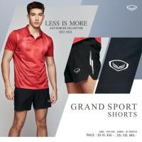 ราคา กางเกงขาสั้นกีฬา กางเกงขาสั้นกีฬาพิมพ์ข้างแกรนด์สปอร์ต Grand Sport รหัส 047050 กางเกงขาสั้นสีดำ ของแท้100 (18589534921)