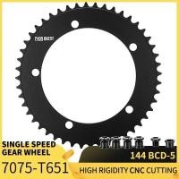 ราคา Pass QUEST 144BCD จักรยานเกียร์คงที่ Chainring 5 Bolts สําหรับ High RIgidity Venue จักรยานเกียร์คงที่พิเศษ Track Bike Chainring (29753243858)