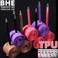 ราคา Bhe กรวดจักรยานเสือหมอบยางใน 700X35 50c วัสดุ TPU ยาง 45 มม 65 มม ความยาววาล์วฝรั่งเศส (29753243795)