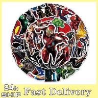 ราคา 50pcs Superman Iron Man Marvel สติกเกอร์หมวกกันน็อคโทรศัพท์มือถือ DIY กันน้ํา PVC Decal Graffiti สติกเกอร์ (25933284293)
