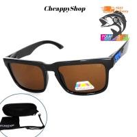 ราคา แว่นยิงปลา แว่นโพลาไรซ์ แว่นspy เลนส์สีชา ป้องกัน UV400 ตัดแสงสะท้อนใส่สบายตา (19601710765)
