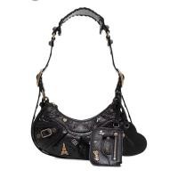ราคา แท้ New Balenciaga Le Cagole XS Shoulder Bag Black limited collection ใหม่ (21083423392)