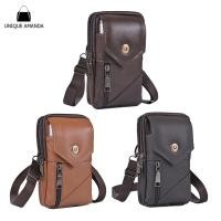ราคา กระเป๋าสะพายไหล่ สะพายข้าง คาดเอว หนังวัว สไตล์วินเทจ สําหรับผู้ชาย 7 2 นิ้ว (23755222696)
