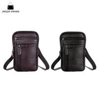 ราคา กระเป๋าคาดเอว หนังวัวแท้ ขนาดเล็ก ใส่โทรศัพท์ได้ สําหรับผู้ชาย (18385889760)