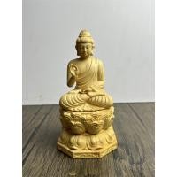 ราคา Canadian Cypress แกะสลักศากยมุนีพระพุทธรูปเครื่องประดับในครัวเรือนบูชา Big Sun Tathagata พระพุทธรูปศากยมุนีพระพุทธรูป 6 13 5 ซม (27555644643)