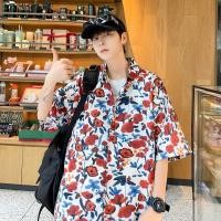 ราคา เสื้อเชิ้ตแจ็กเก็ตแขนสั้น พิมพ์ลายดอกกุหลาบ สไตล์ฮาวาย ฮ่องกง เรโทร เหมาะกับเดินชายหาด แฟชั่นฤดูร้อน แนวสตรีท สําหรับผู้ชาย (20296456250)