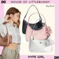 ราคา เกาห 100 Littlebunnystore รุ่น Hype Girl ขนาด 24 เซน New Crossbody ก ระเป๋า กระเป๋านุ่มนิ่ม ปรับสายได้ (25733536960)