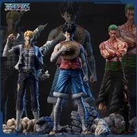 ราคา One Piece อะนิเมะ Action Figure Roronoa Zoro Vinsmoke Sanji Luffy Action Figure ตกแต่งโต๊ะ One Piece รูปตกแต่งบ้าน Dashboard ของเล่นเครื่องประดับ (26904118557)