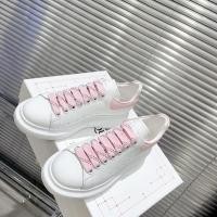 ราคา Alexander McQueen รองเท้าผ้าใบ Unisex สีชมพูซิลิโคนหางคลาสสิกอเนกประสงค์ Stainproof WomenShoes 7KEP (29805659473)