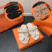 ราคา HERMES เฮอร์มีส รองเท้าแตะสุภาพสตรีฤดูหนาว สไตล์เท็ดดี้ขนยาวพร้อมเทปวิเศษสีล่าสุดพื้นรองเท้าหนังแท้หนังแกะขนาด35 40 คิคิ (29805659467)