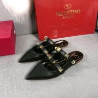 ราคา Valentinoรองเท้าส้นสูงrivetภาษาฝรั่งเศสคําแบนสบายๆสีดําflip Flopใหม่ 2021 รองเท้าส้นสูงส้นสูง 1 ซม R5JU (29805659371)