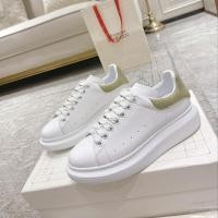 ราคา 2024新款alexander McQueen รองเท้าผ้าใบ Oleander สีเขียว Suede Tail ผู้หญิงและผู้หญิง Universal คลาสสิกทนทาน Soft Cowhide แฟชั่นรองเท้าผู้หญิง D5PP (29805659360)