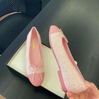 ราคา รองเท้าส้นแบนสีชมพู CHANEL สีอ่อน XDQT (29805659273)