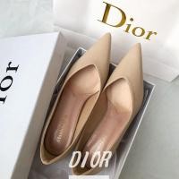 ราคา Dior รองเท้าส้นสูงผู้หญิง 6 5 ซม ชี้ Stiletto สีดํา Nude สีชมพูของแท้หนังแฟชั่นเซ็กซี่รองเท้าผู้หญิง Y2D6 (29705659485)