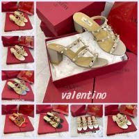 ราคา Valentinoรองเท้าส้นสูงของผู้หญิงส้นหนาcmclassicrivetเซ็กซี่รองเท้าสตรีลําลอง (29000508268)