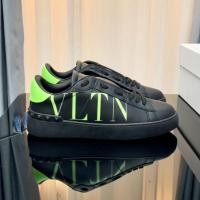 ราคา ปีสไตล์ใหม่ Valentino รองเท้าผ้าใบสีดําสีเหลืองสีเขียวหาง D พิมพ์ Letter Rivets Lace Up Casual นําเข้าลิ้นจี่ Grain Cowhide High End (29000508184)