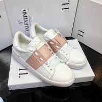 ราคา 新款valentinoรองเท้ากีฬาคู่รักรุ่นสีขาวสีชมพูสีแมตช์ผ้าไหมหนังวัวแบนแฟชั่นนุ่มสไตล์เกาหลีรองเท้าผู้หญิง (28850503321)