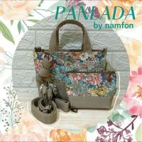 ราคา กระเป๋าผ้าแฮนด์เมดแบบถือ สะพาย ขนาดเล็ก มีสายสะพาย แถมฟรี กระเป๋าใบเล็ก พวงกุญแจดอกทิวลิป (24083527002)