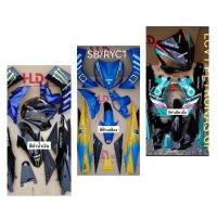 ราคา แผงคอ 135 ชุดสี YAMAHA SPARK 135 สีแดงเทา สีเงาตามรูป แถมสติ๊กเกอร์ (24812784113)