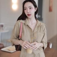 ราคา ชุดเซ็ทอัดพลีท ชุดกางเกงขายาวผู้หญิงชุดเข้าเซท ชุดคนอ้วน สาวอวบ เสื้อ ชุดเข้าเซท ไปทะเลผู้หญิงชุดขึ้นเครื่องบิน TZ80 (25464709831)