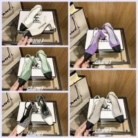 ราคา ค รองเท้าส้นสูงผู้หญิงส้นก้อนหัวกลมสไตล์คลาสสิกแฟชั่นรองเท้าผู้หญิง 33 40 LRPP (29955662431)