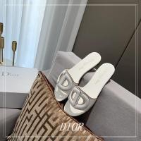 ราคา Dior รองเท้าแตะผู้หญิง Letter Calfskin รองเท้าแฟชั่นผู้หญิงสบาย 34 42 XLKI (29955662272)