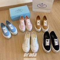 ราคา P รองเท้าผ้าใบผู้หญิง New Thick Sole 4 5cm Canvas Casual Shoes Fashion Womens Shoes TPWF (26455659487)