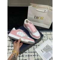 ราคา Dior Casual Sneakers Low Top Fashion All Match Contrast Color Stitching Presbyopic Pink Maximum (28704808399)