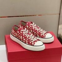 ราคา 5 5 Valentino 24 ฤดูร ้ อนใหม ่ รองเท ้ าผ ้ าใบการจับคู ่ สี High End Laced Up แบนรองเท ้ าลําลองลายสก ๊ อต Low Top กีฬารองเท ้ าแฟชั ่ นผู ้ หญิง (25527671859)