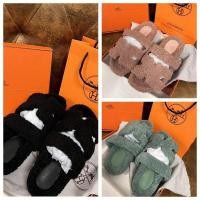 ราคา HERMES Hermesสไตล์ร้อนฤดูใบไม้ร่วงและฤดูหนาวสไตล์สามเป็นตัวเลือก Maomao รองเท้าแตะแกะขนสัตว์สีบริสุทธิ์สบายลื่นลมอ่อนโยนความทนทาน 8SU5 (29955661571)