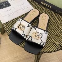 ราคา 2024 新款Gucci รองเท้าแตะผู้หญิงสีใหม่ผ้าใบส้นเตี้ยนุ่มผิวซุปเปอร์เคลื่อนไหวเท้าหนังแกะรองเท้าผู้หญิงแฟชั่น 6YAB (29855661688)