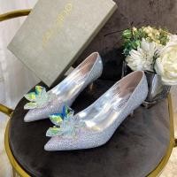 ราคา Jimmy Choo รองเท้าส้นสูงชี้ Symphony Silver Crystal รองเท้าแตะ Stiletto 5 ซม 7 ซม 9 ซม Dream รองเท้าผู้หญิง KALP (27555658774)