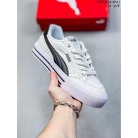 ราคา PUMA Court รองเท้าผ้าใบพื้นหนาสำหรับผู้ชายและผู้หญิงขนาด 36 45 (27503874626)