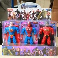 ราคา ของเด็กเล่น หุ่น โมเดล ซุปเปอร์ฮีโร่มีไฟ ขนาดใหญ่ 25ซม Superhero กัปตัน สไปเดอร์แมน ไอรอนแมน (7366339986)