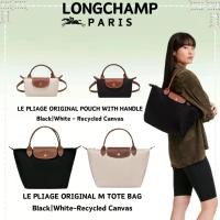 ราคา 100 Longchamp LePliage Original Pouch Wandle M Handle Tote Bag ขนาด M หูยาว กระเป๋า ถุงช้อปปิ้ง กระเป๋าถือผู้หญิง (24175643296)