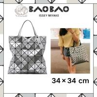 ราคา 100 BAO BAO New 6x6 Lucent Silvery Issey Miyake Unisex Bag 34X34cm กระเป๋าช้อปปิ้ง กระเป๋าสะพายไหล่ขนาดใหญ่ (27450292010)