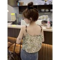 ราคา 60138 SPS เสื้อสายเดี่ยวแต่งลูกปัดที่สายคล้อง คอวี เอวลอย เนื้อผ้าบาง ใส่สบาย สินค้าพร้อมส่งไม่ต้องรอนาน (23382158941)