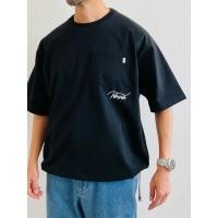 ราคา NAUTICA Outdoor Casual Embroidered Logo Loose Drawstring Short Sleeve Japanese Outdoor Loose PocketTT shirt Fashion (26355758311)