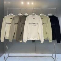 ราคา Fog FEAR OF GOD ESSENTIALS เสื้อคุณภาพสูงกลับซิลิโคนโลโก้เสื้อกันหนาวตุ๊กตาหลวม (29704968348)
